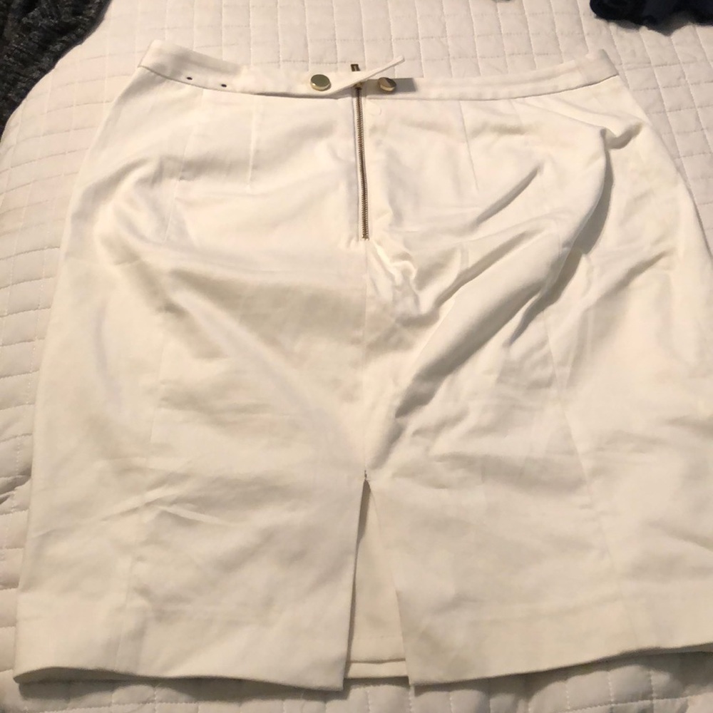 White skirt